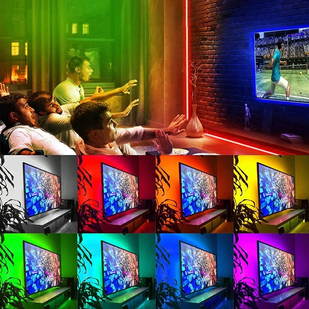 Usb Led Strip 5V 5050 Smart Bluetooth Touch Remote Led Light For Room Rgb