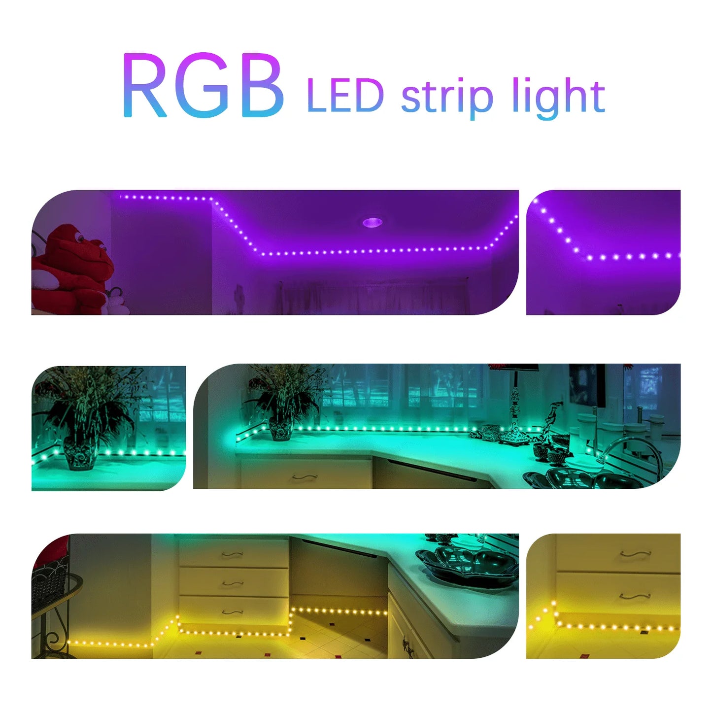 Usb Led Strip 5V 5050 Smart Bluetooth Touch Remote Led Light For Room Rgb