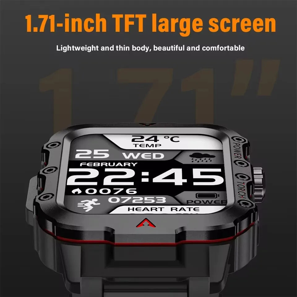 2025 New Smartwatch For Women GPS Smart Watch Men 1.71 Inch HD Display GPS & Make/Receive Phone Calls 400mAh Battery Braceletes