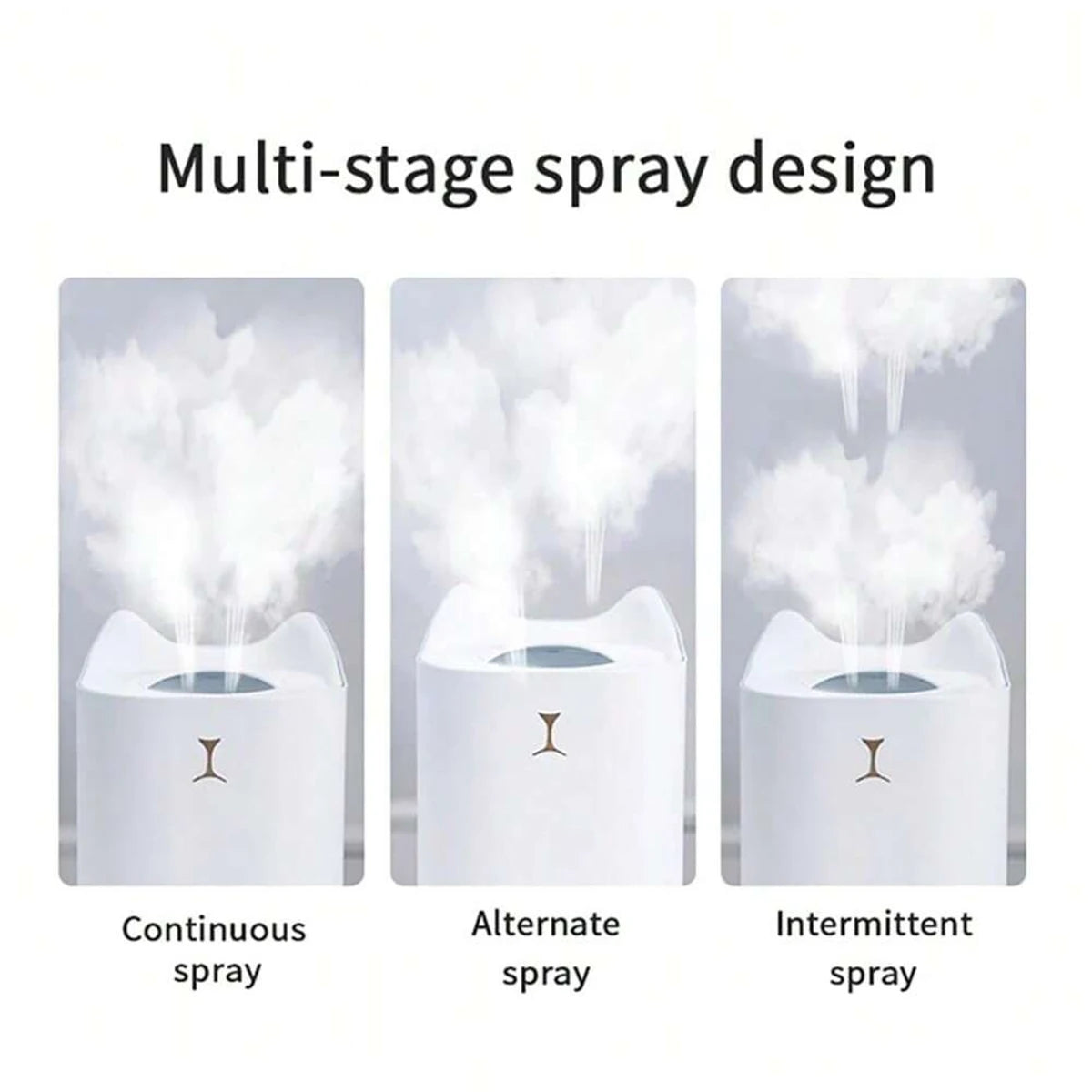 3l Air Humidifier Essential Oil Aroma Disperser Double Nozzle Aromatherapy color LED Light Humidifier