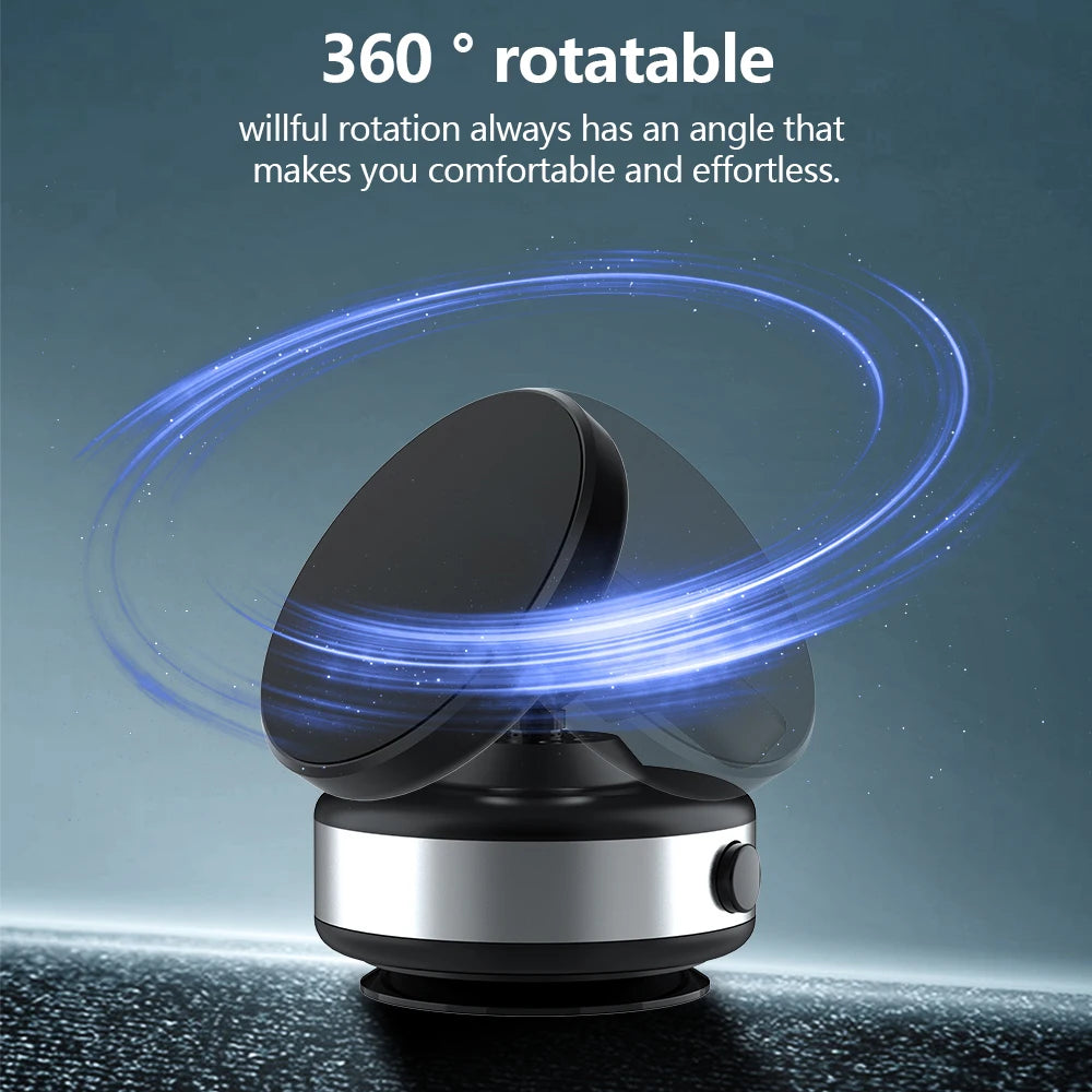 Electric Vacuum Magnetic Car Mount Stand for Cell Phone 360° for iPhone 14 15 16
