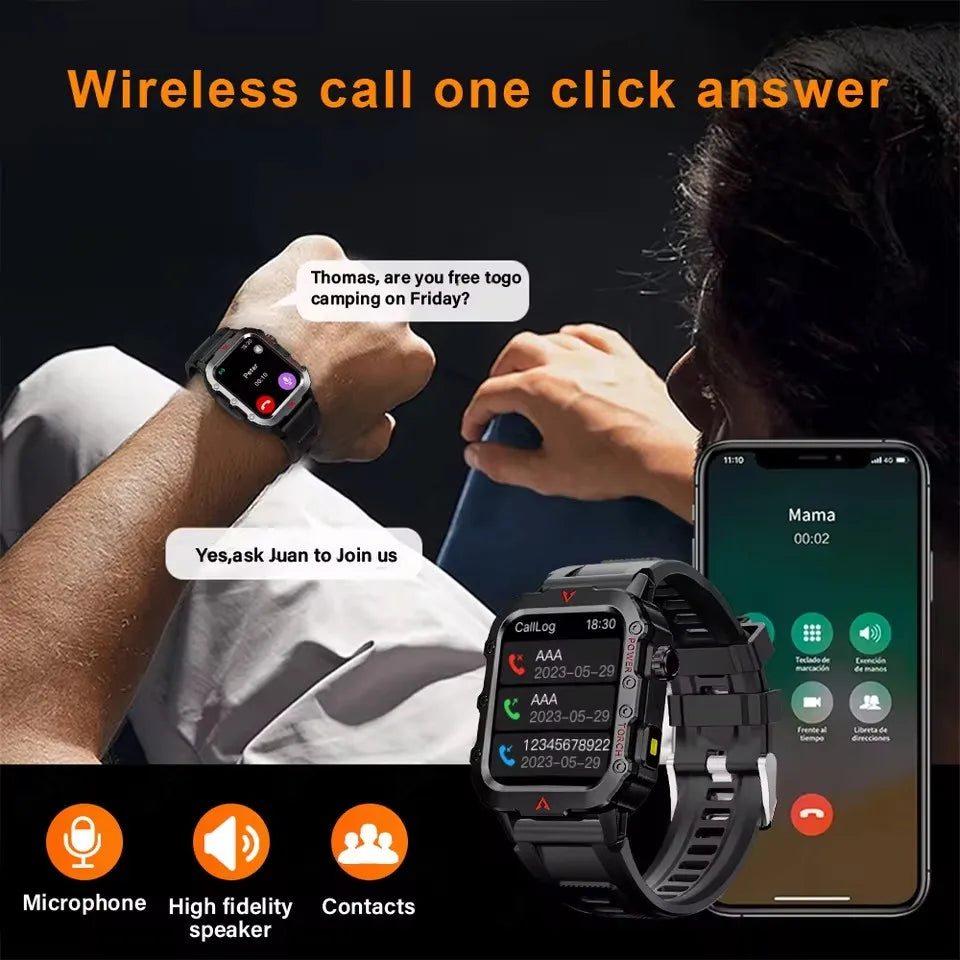 2025 New Smartwatch For Women GPS Smart Watch Men 1.71 Inch HD Display GPS & Make/Receive Phone Calls 400mAh Battery Braceletes