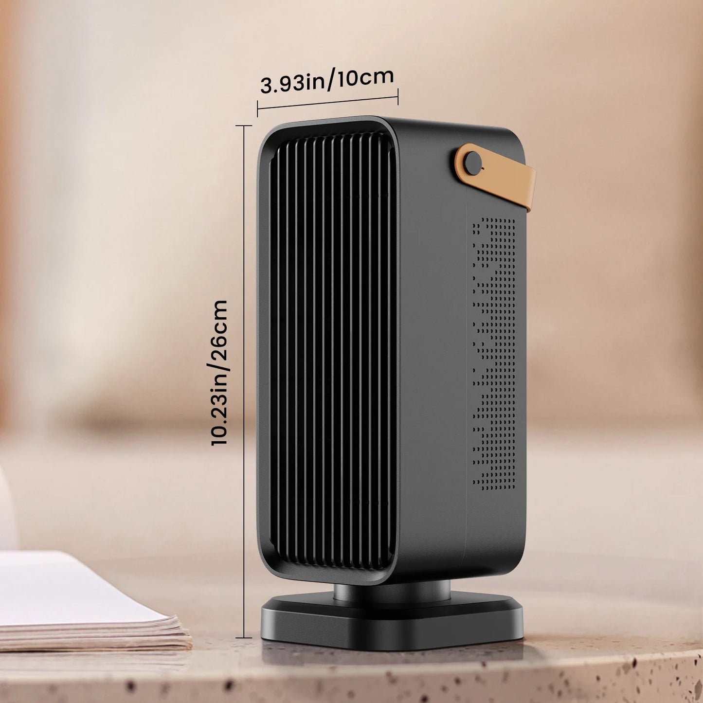 Heater for Home 1200W Fast Heating with Overheating & Tip-Over Protection, Portable Desk Electric Heater for Bedroom living Room