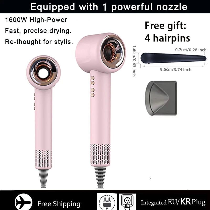 1600W Super Hair Dryer Leafless Hair dryer Personal Hair Care Styling Negative Ion Tool Constant Anion Electric Hair Dryers